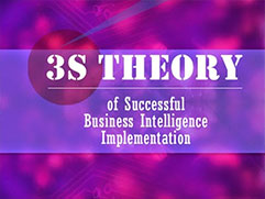 Successful Business Intelligence strategy: The 3S theory